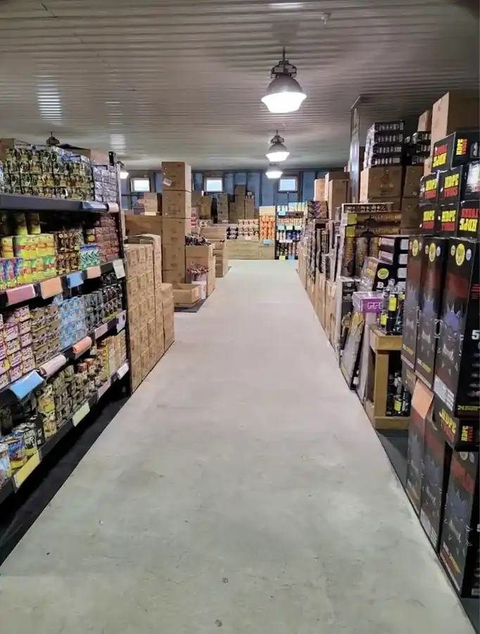 Main showroom aisle
